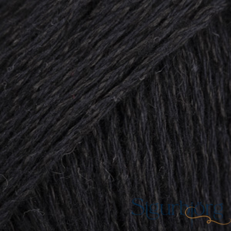 Drops bómull-lín - 16- svartur - 7071723003053