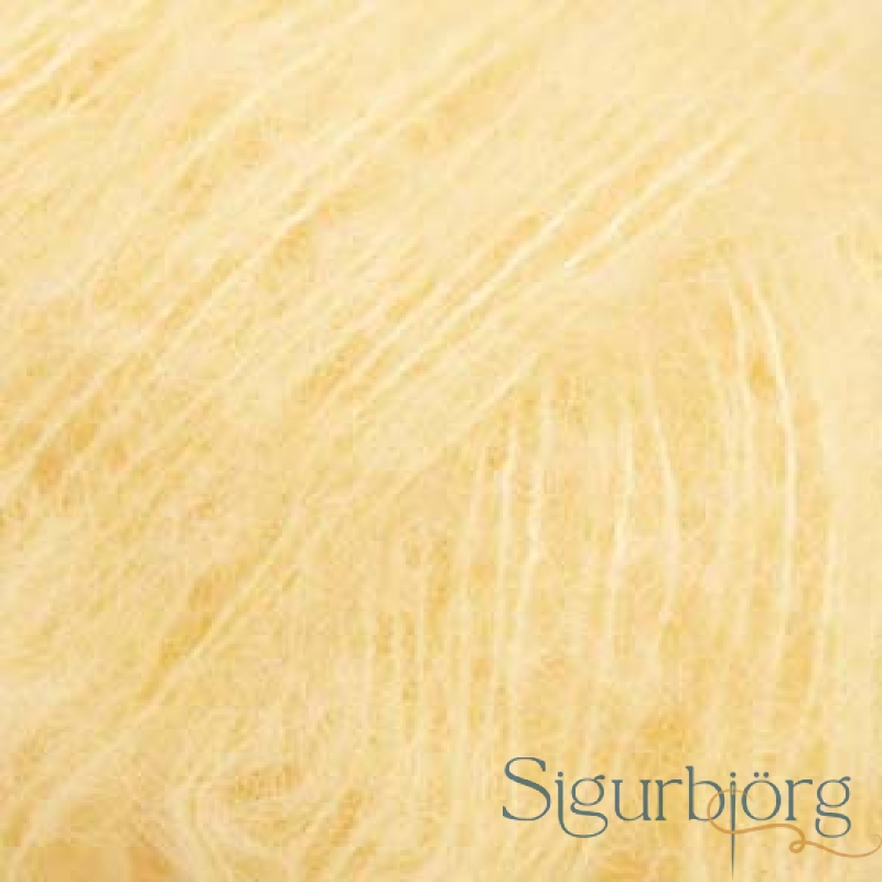 Brushed alpaca silk - 30 - gulur