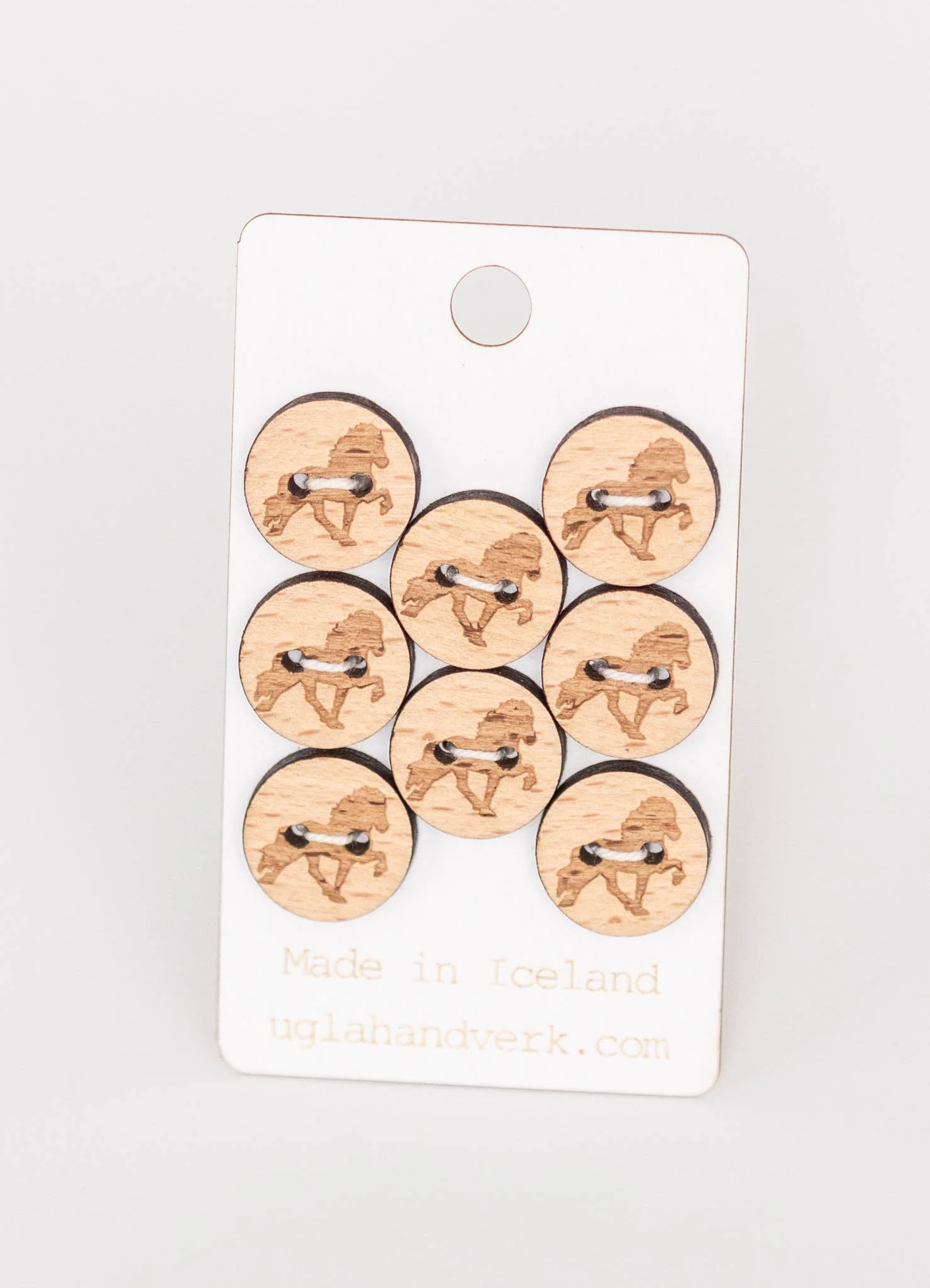 Ugla handverk tölur - 18mm., Hestur