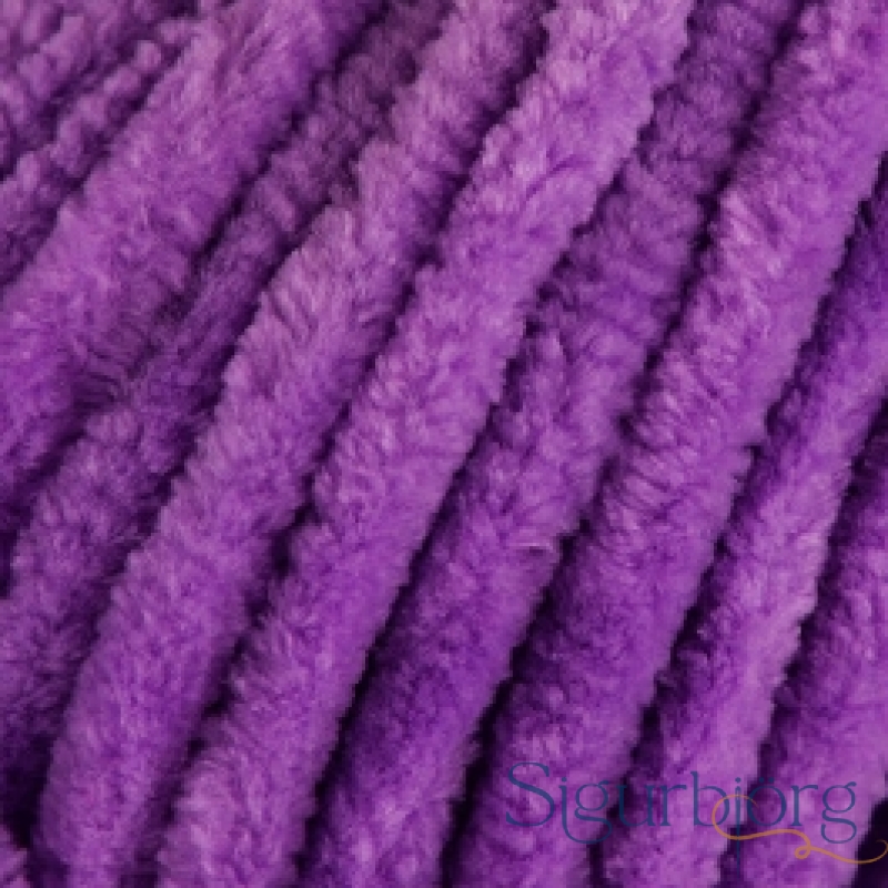 Flauelsgarn - 14-Fjólublár