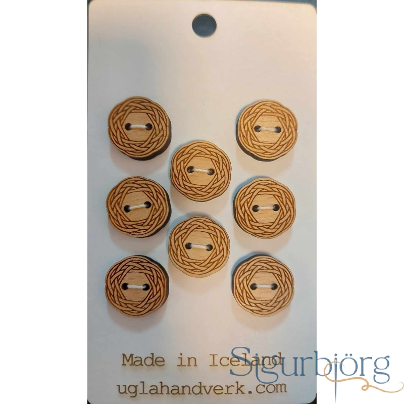 Ugla handverk tölur - 18mm.,Hringur