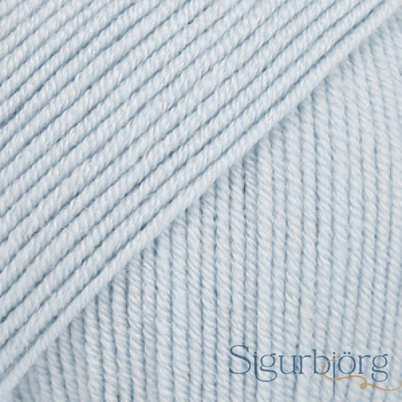 Baby merino - 11 - Ísblár