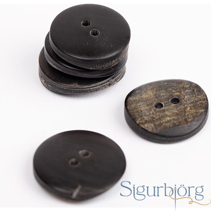 Drops Tölur - Böffelhorn kanted-537