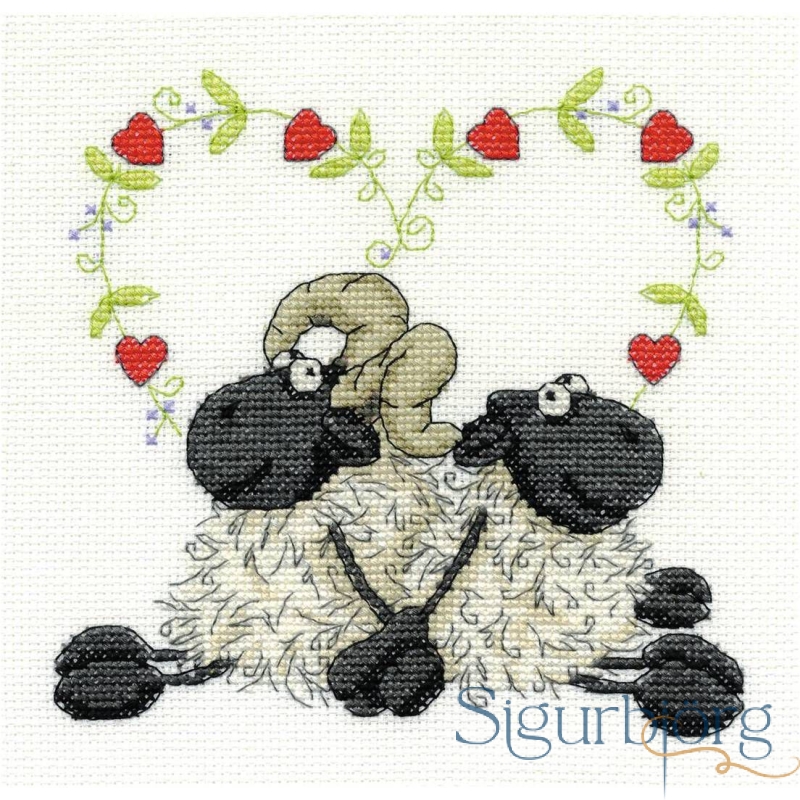 Love you too útsaumur