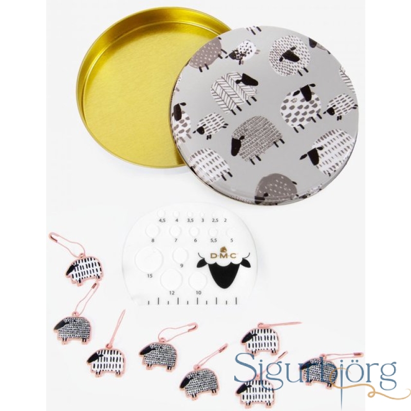 Kindadós með innihaldi - Grá