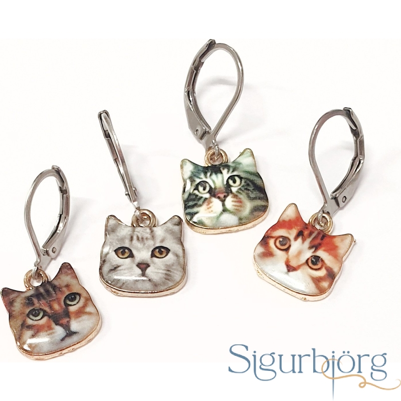 prjónamerki - Kisur