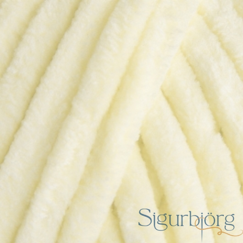Flauelsgarn - 2-ljósgult
