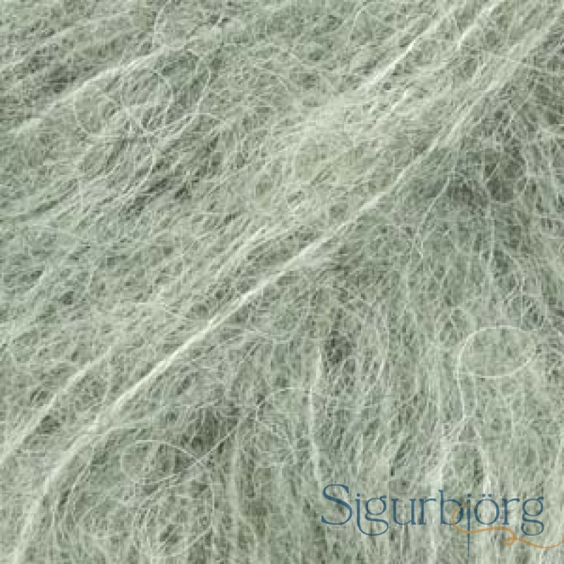 Brushed alpaca silk - 21 - salvíu grænn