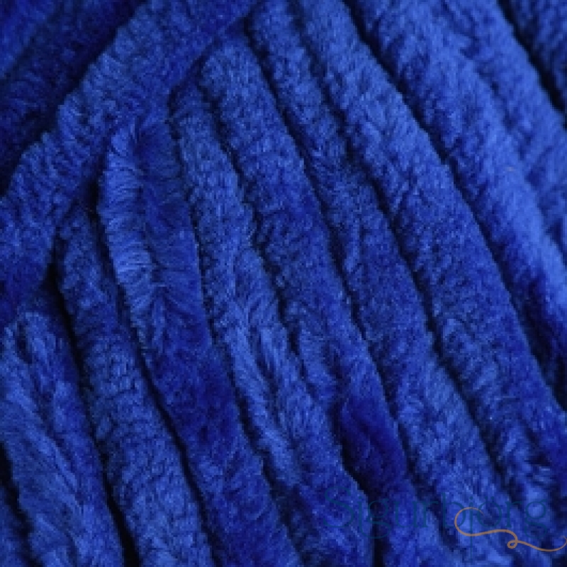 Flauelsgarn - 11-royal blár
