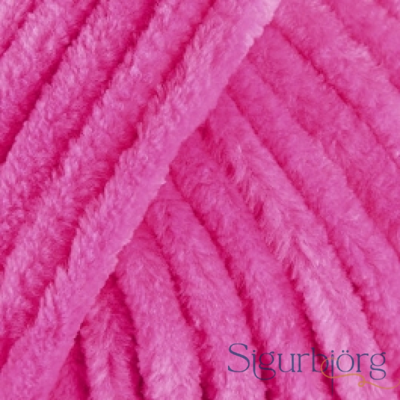 Flauelsgarn - 28-Bleik/fjólublár