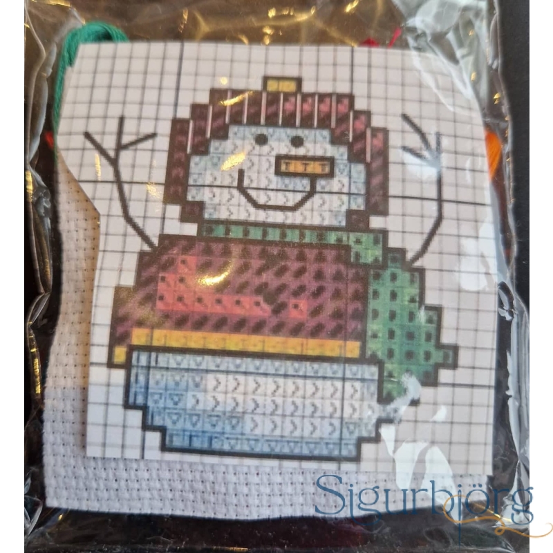 Jólamyndir - Snjókarl