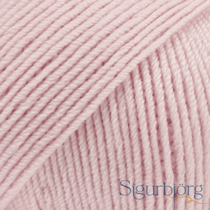 Baby merino - 54 - púðurbleikur -