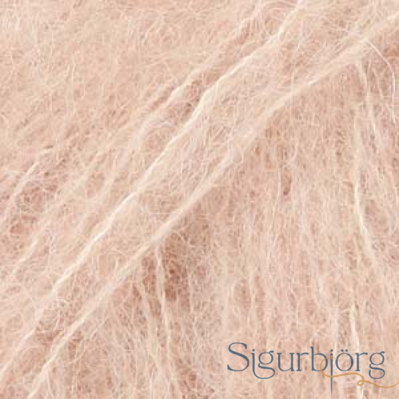 Brushed alpaca silk - 20 - bleikur sandur