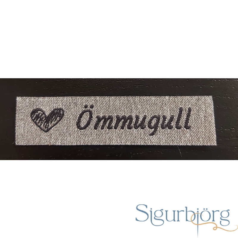 Merkimiðar með straulími - ömmugull