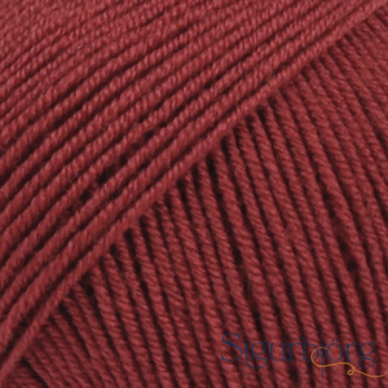 Baby merino - 51 - vínrauður -