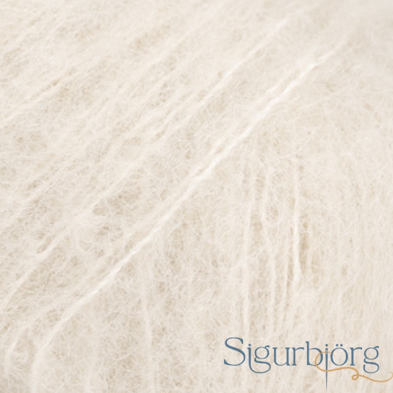 Brushed alpaca silk - 40 - marsipan