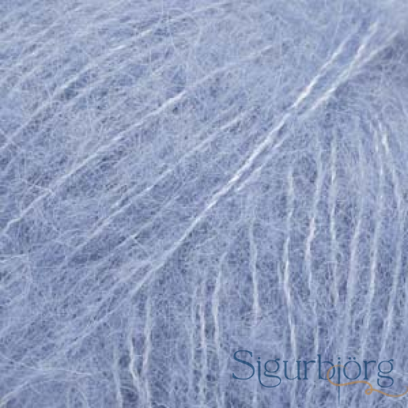 Brushed alpaca silk - 28 - Kyrrahafsblár