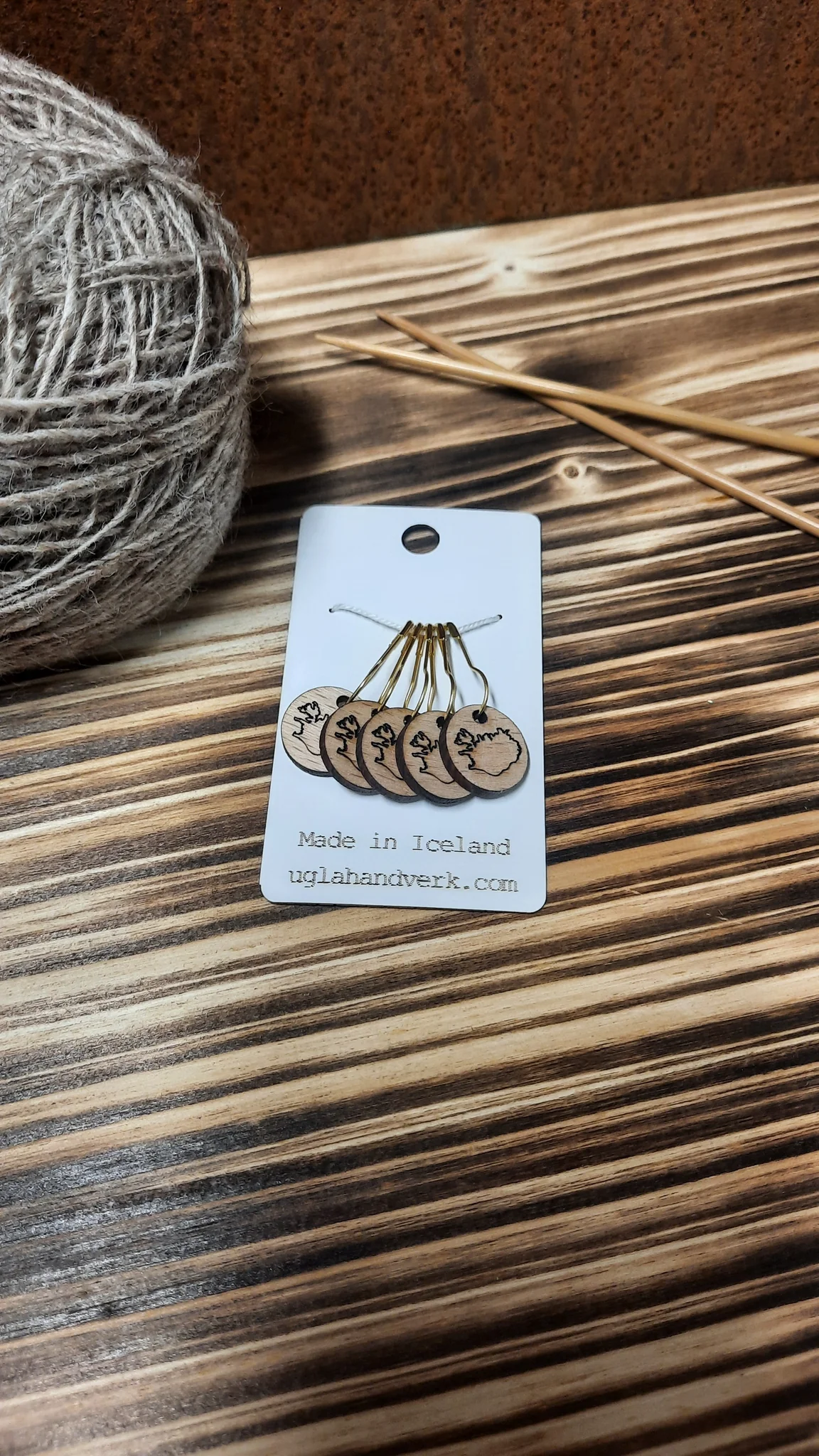 Ugla handverk prjónamerki - Ísland