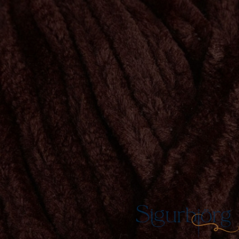 Flauelsgarn - 39-dökk brúnn