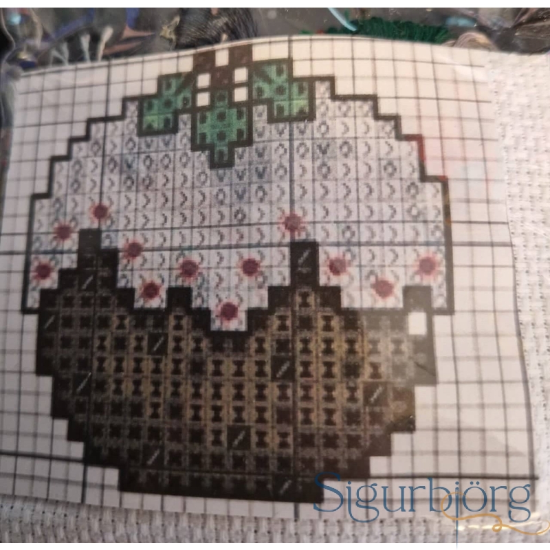 Jólamyndir - Brún Jólakúla