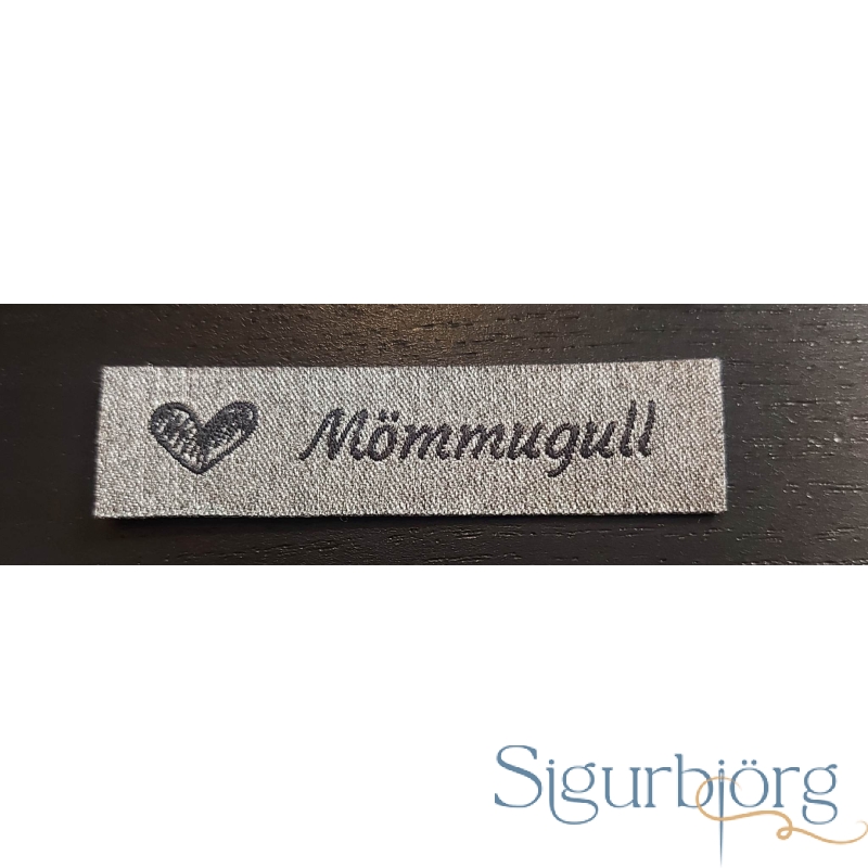 Merkimiðar með straulími - Mömmugull