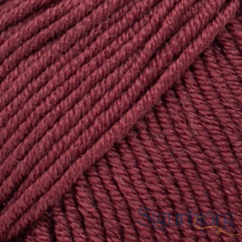 M.Extra fine - 48 - vínrauður -