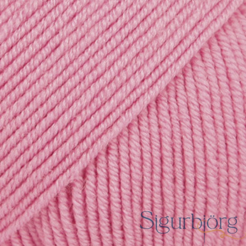 Baby merino - 7 - bleikur -