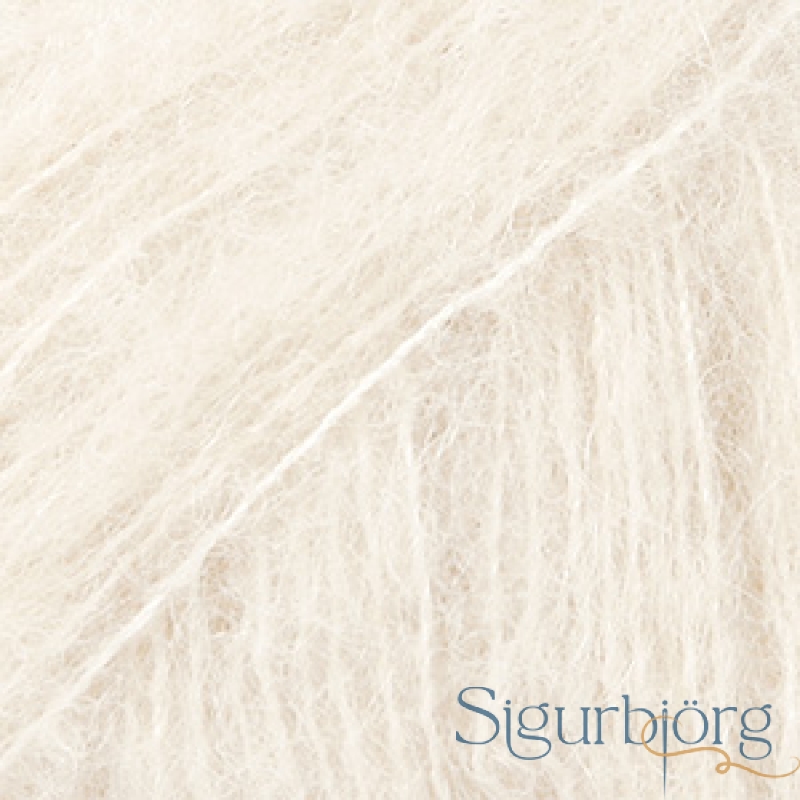 Brushed alpaca silk - 01 - natur