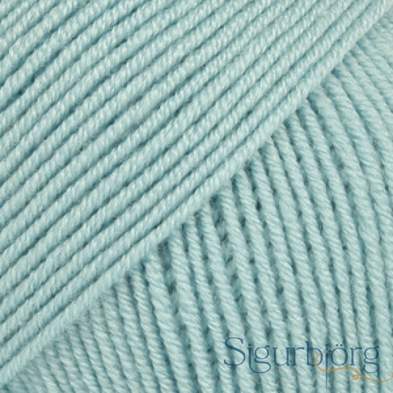 Baby merino - 10 - ljós túrkís -