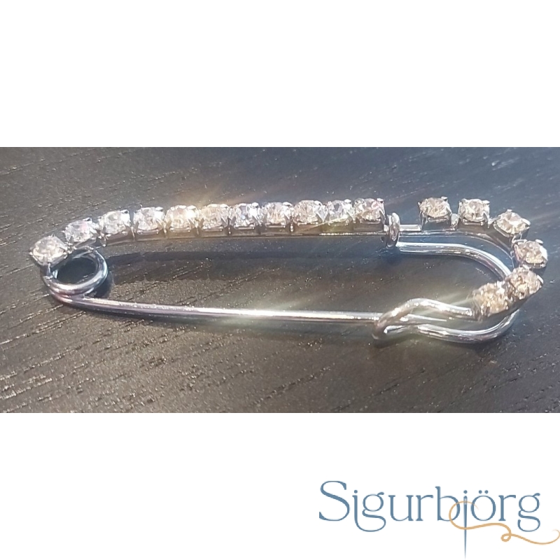 Prjónanælur - semelíusteina