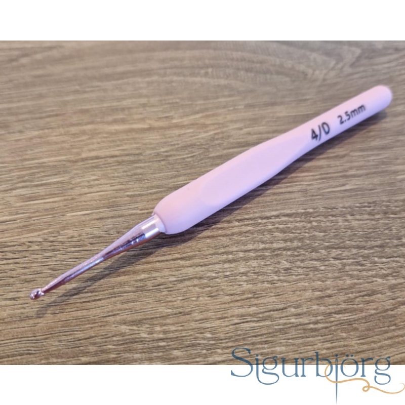 Heklunál bleik 2,5mm