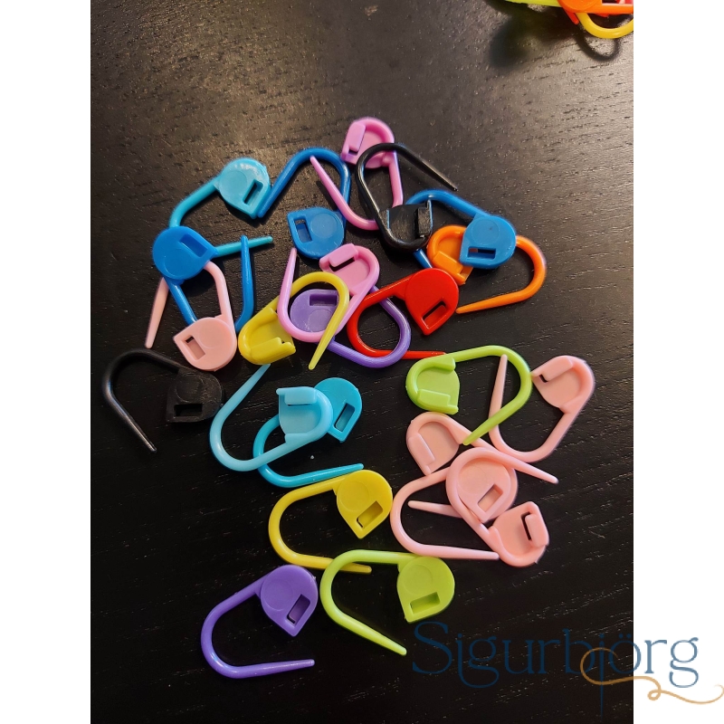 Prjónamerki plast nælur