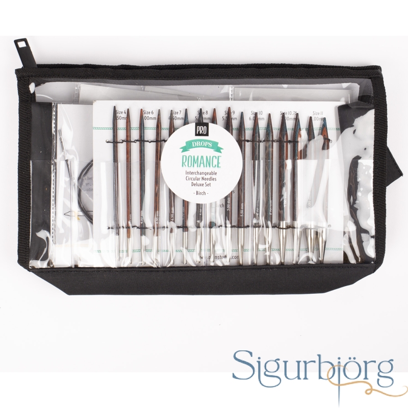 Romance hringprjóna sett