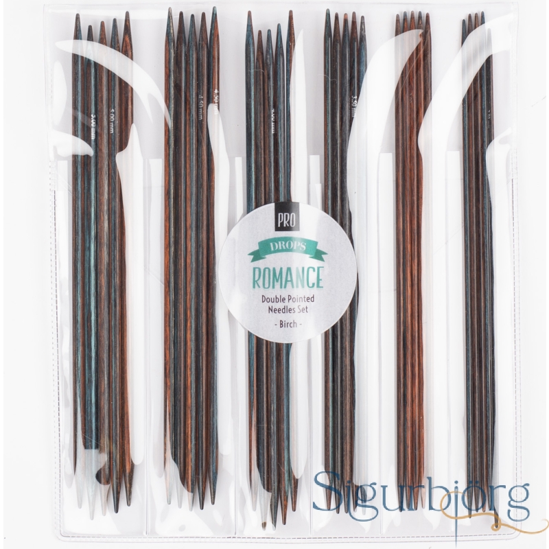 Romance sokkaprjóna sett