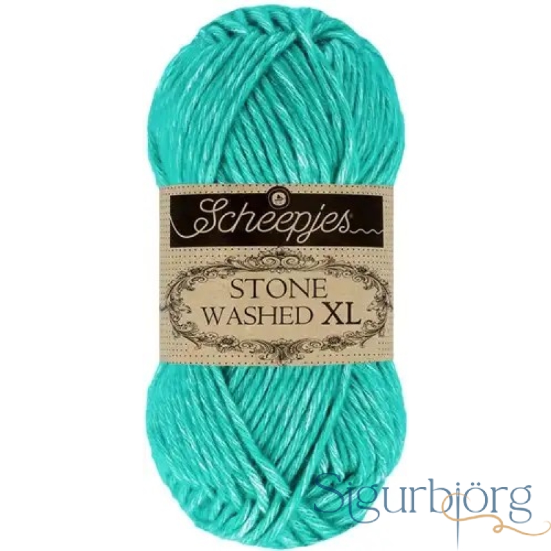 Stone washed - Turquoise 864