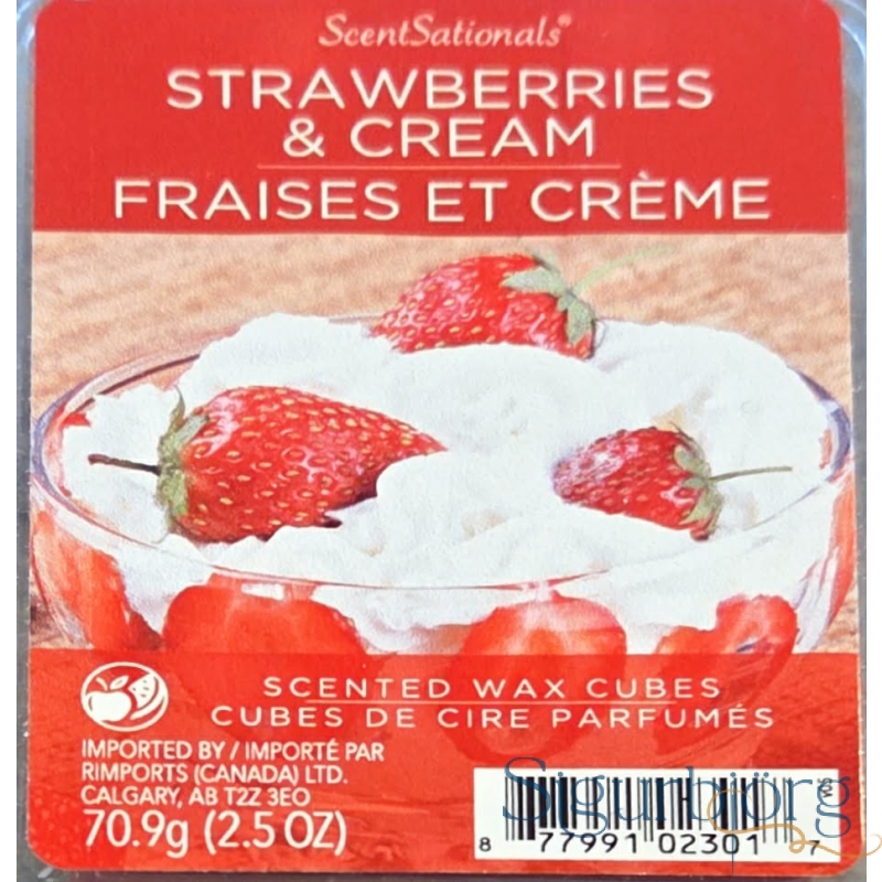 Wax melts Strawberries & cream