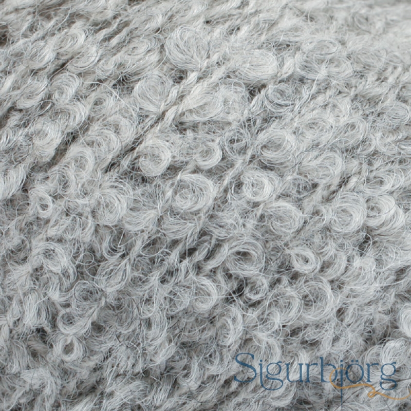 Alpaca Bouclé - 5110 - Ljós grár