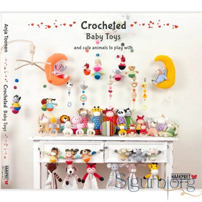 Crocheted baby toys