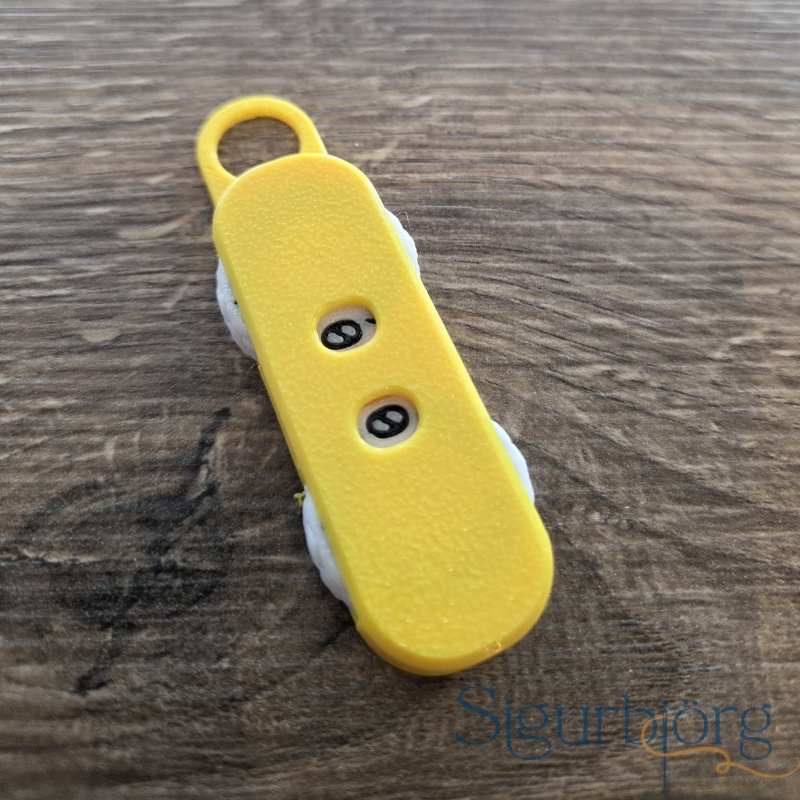 Umferðateljari gulur