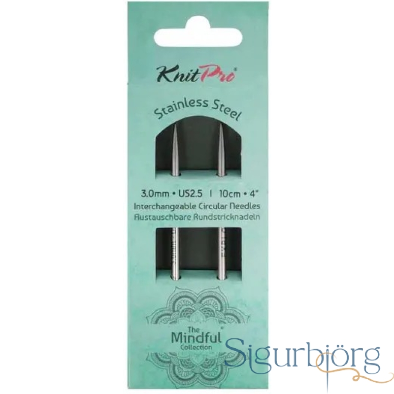 Knitpro Mindful oddar 10 cm. 4mm.