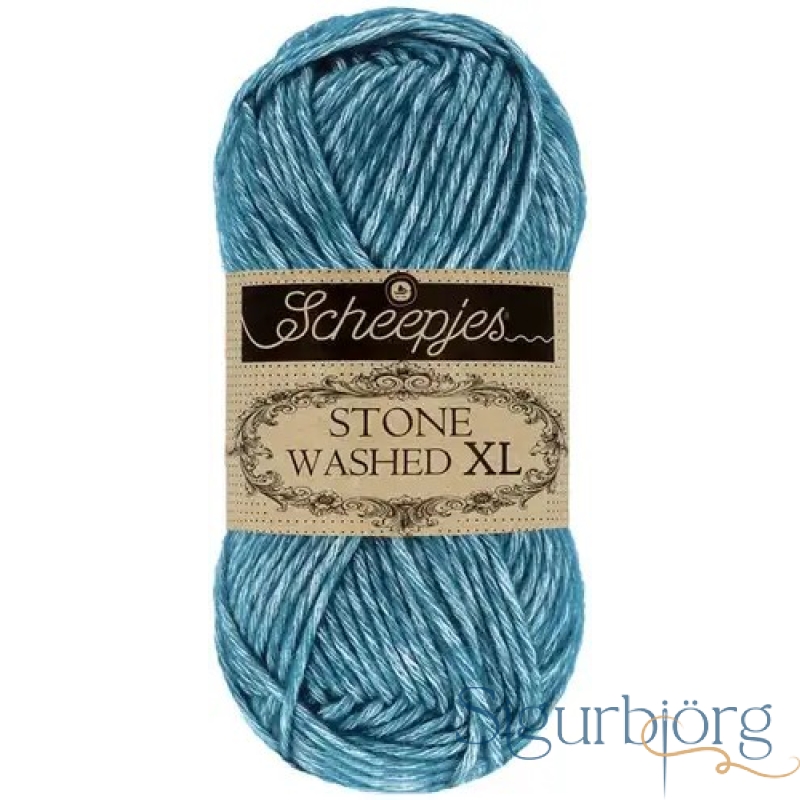 Stone washed - Turquoise 845