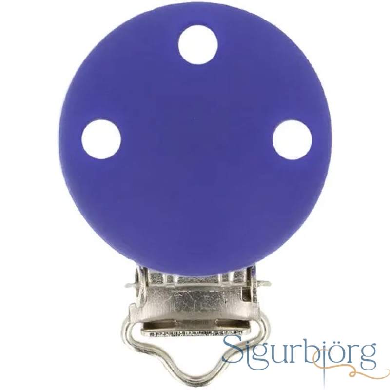 Snudduklemma Silicon Blá