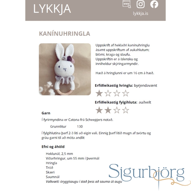 Lykkja, Kanínuhringla