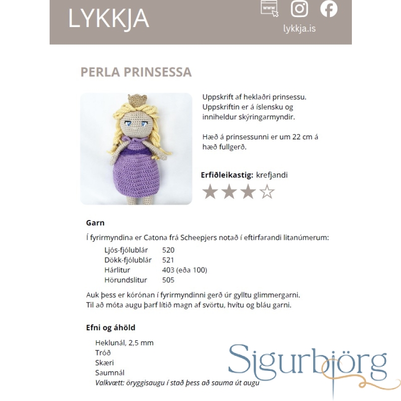 Lykkja, Perla prinsessa