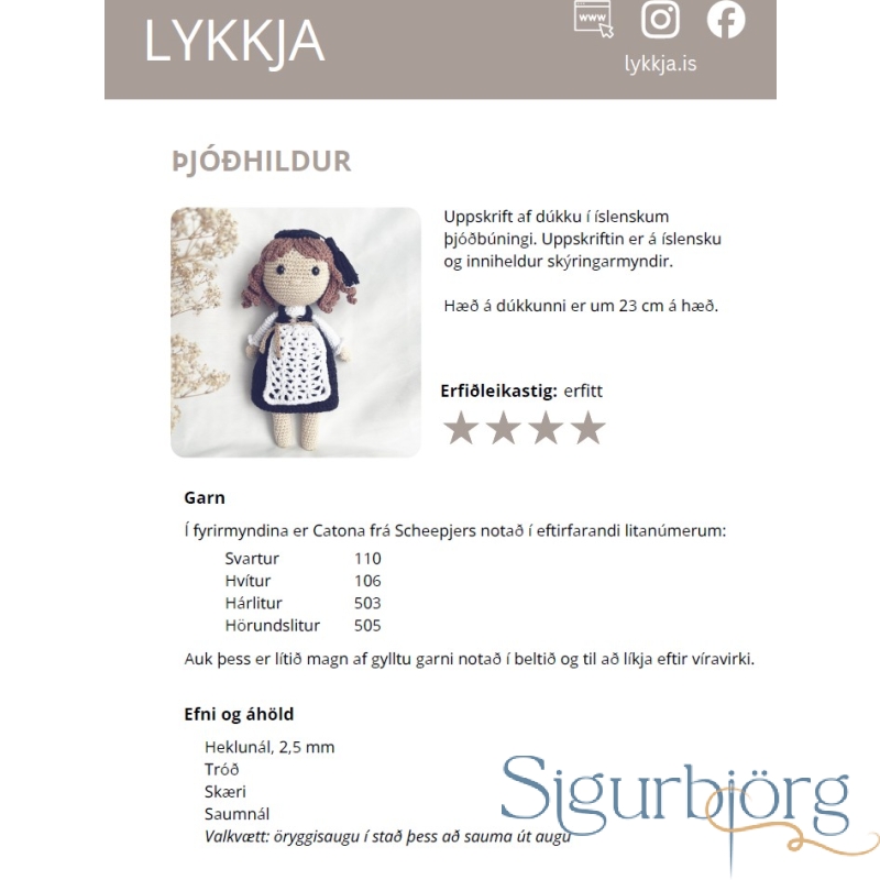Lykkja, Þjóðhildur