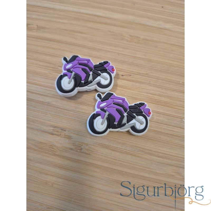 Mótorhjór Fjólublátt