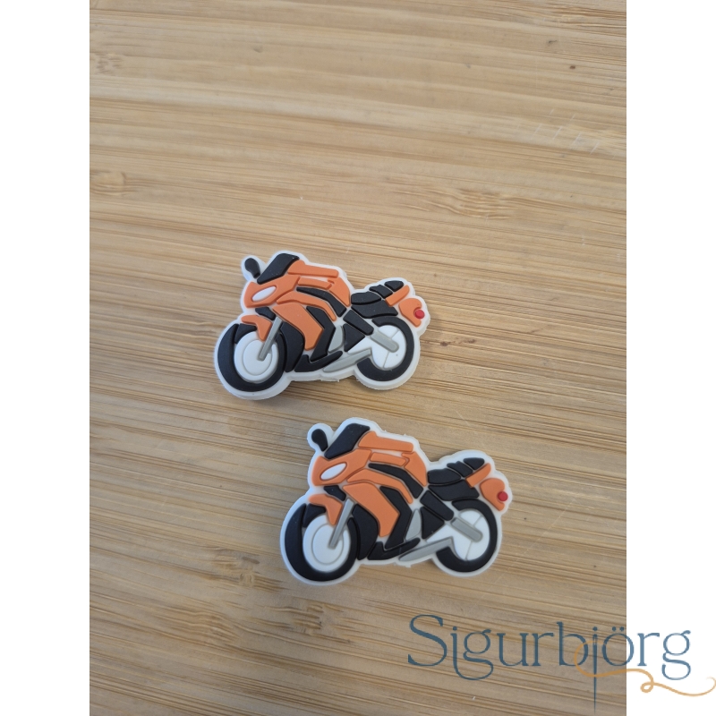 Mótorhjól Appelsínugult