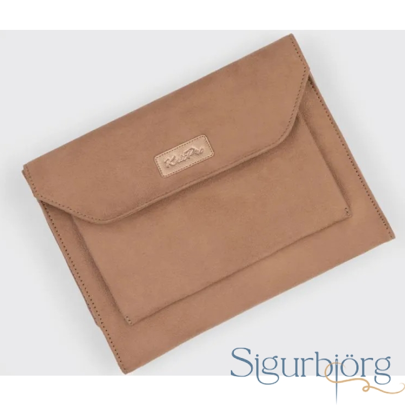 Knit pro assorted needle case Clay