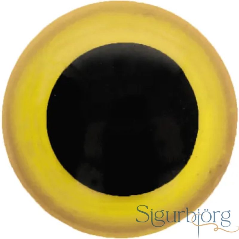 Öryggisaugu 6mm gul
