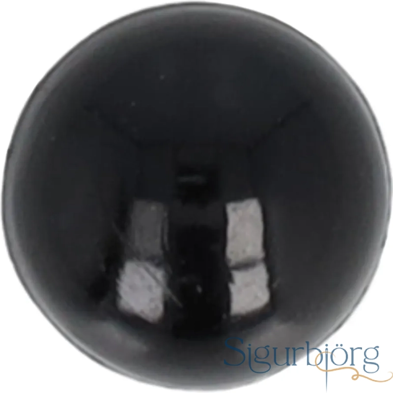 Öryggisaugu 2 í pakka, 6mm svört
